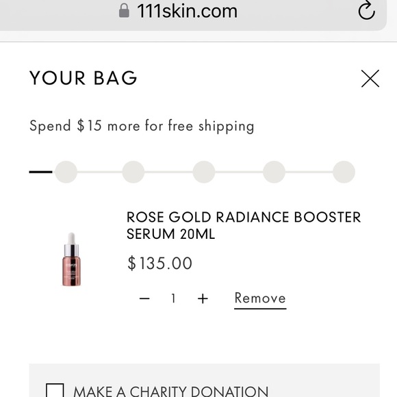 111skin ROSE GOLD RADIANCE BOOSTER SERUM 20ML - Picture 2 of 2